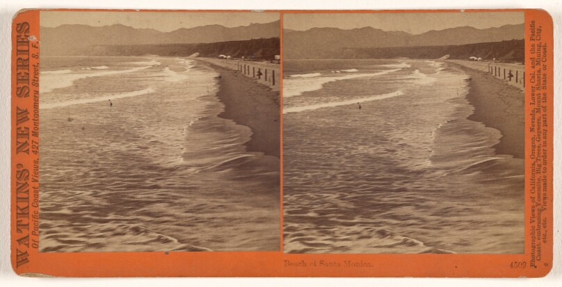 Beach at Santa Monica.
