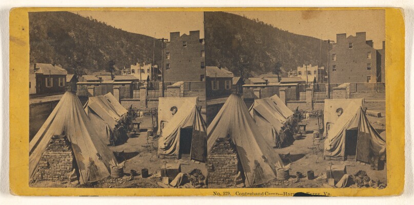 Contraband Camp - Harper's Ferry, Va.