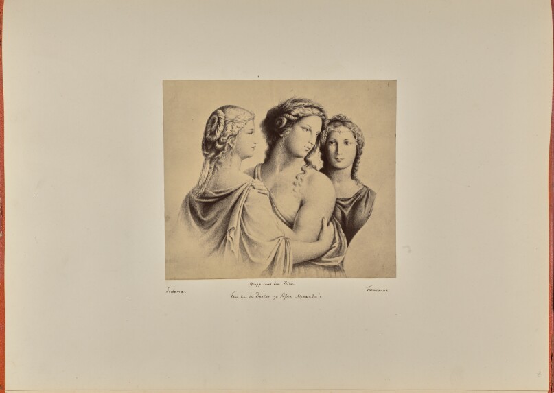 Sodoma. Gruppe aus dem Bilde Familie des Darius zu Fügen Alexander's. Farnesina