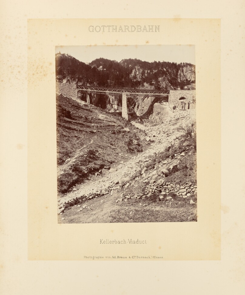 Gotthardbahn: Kellerbach-Viaduct
