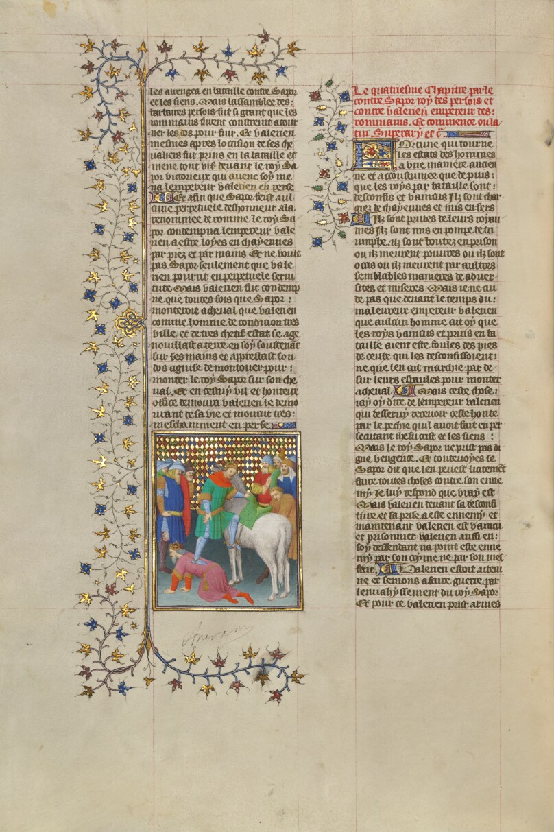 Shapur, King of Persia, Humiliates the Roman Emperor Valerian