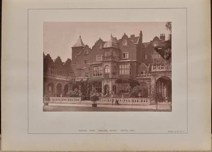 General View, Holland House, South Side