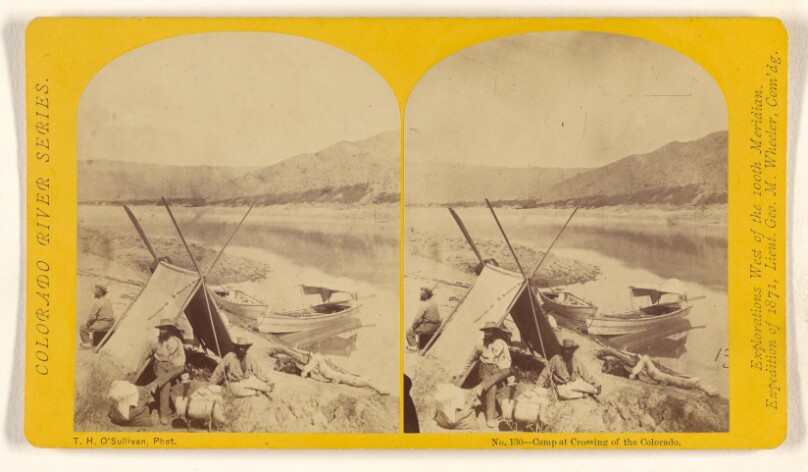 Camp at Crossing of the Colorado.