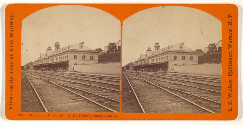 Starucca House and R.R. Depot, Susquehanna.