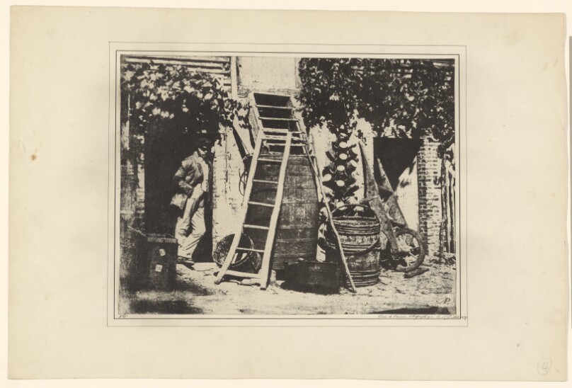 [Man with Garden Implements]