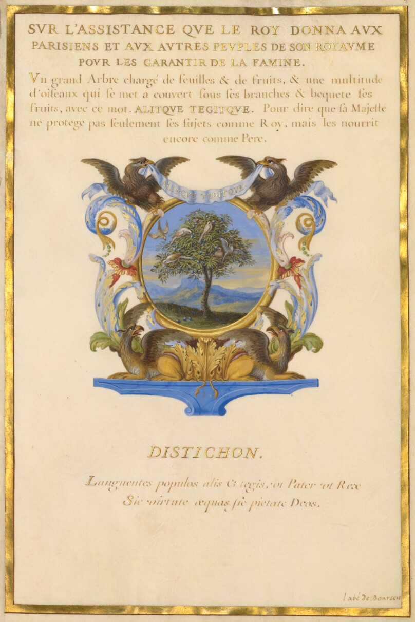 Escutcheon with a Landscape
