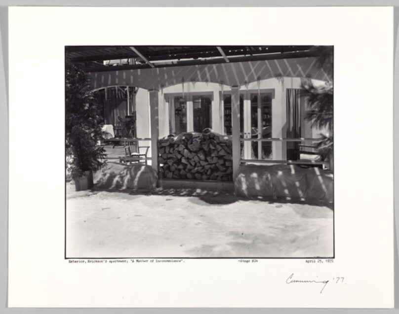 Exterior, Erickson's Apartment, "A Matter of Inconvenience," Stage #24