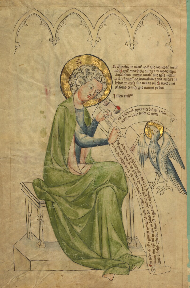 Saint John the Evangelist Writing