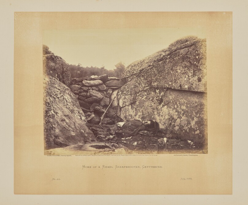 Home of a Rebel Sharpshooter, Gettysburg
