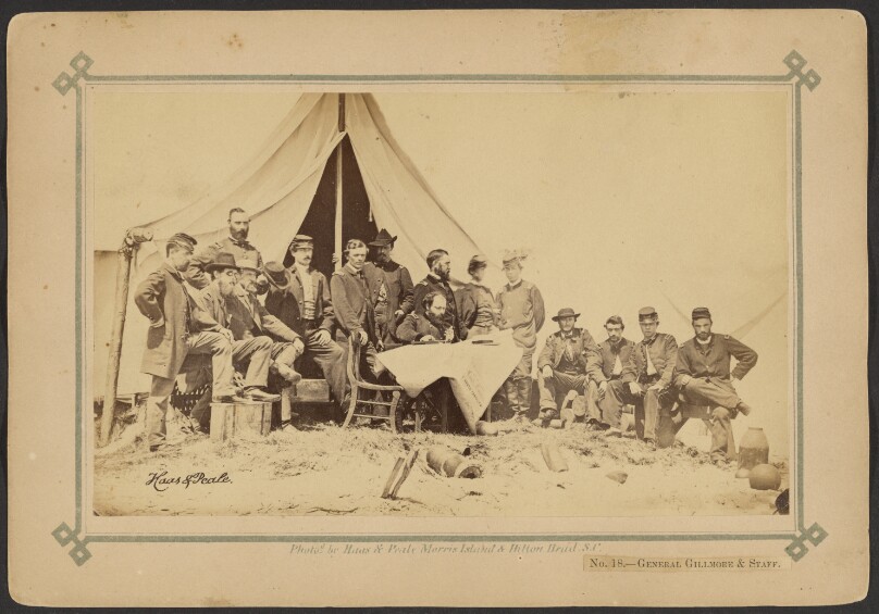 General Gillmore & Staff