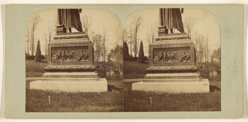 [Base of Clinton's, Greenwood Cemetery]