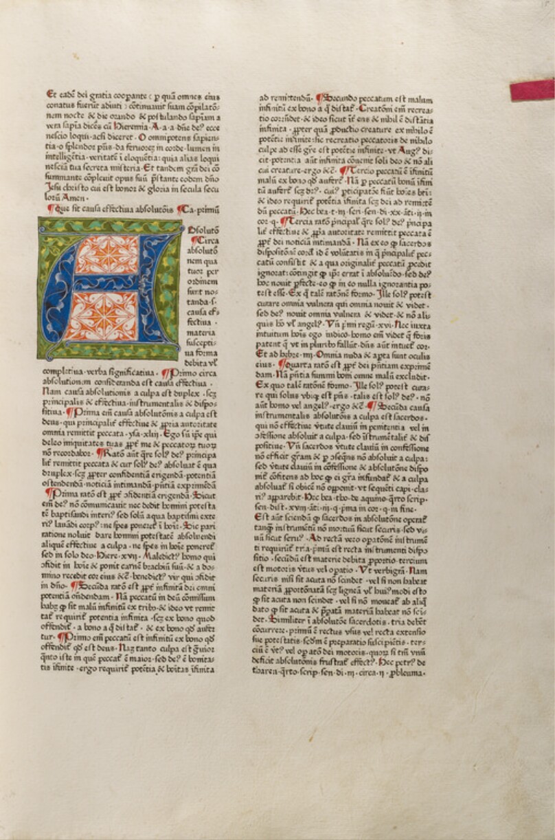 Decorated Initial A
