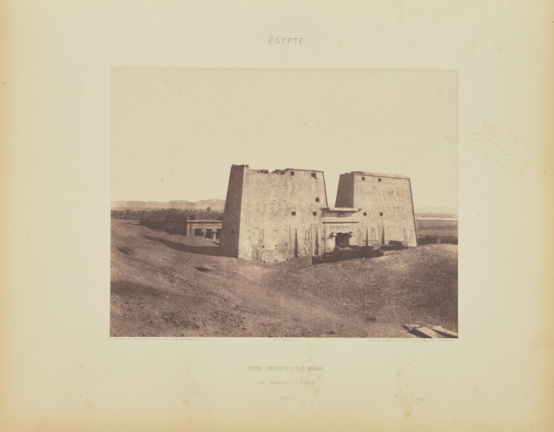 Edfou (Apollonoiolis [sic] Magna). Vue Générale du Temple