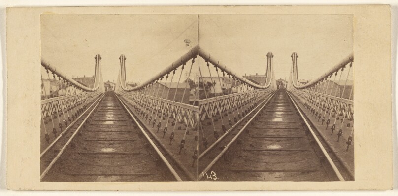 Niagara. The Suspension Bridge.