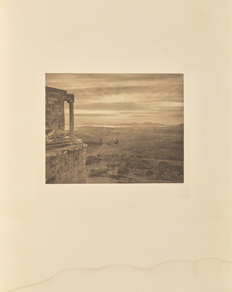 Du haut des Propylées