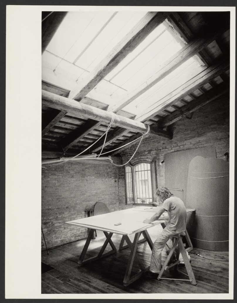 Mark Di Suvero drawing, Venice, Italy