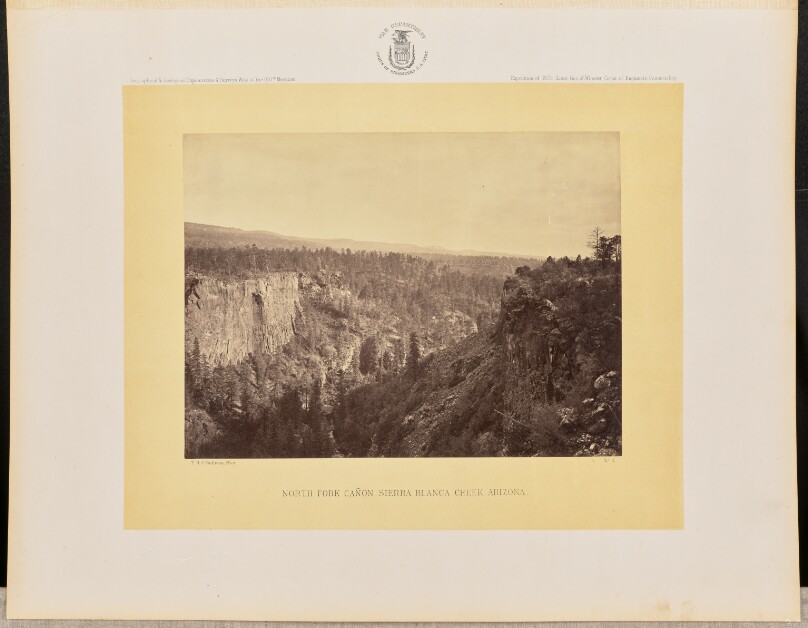 North Fork Cañon, Sierra Blanca Creek, Arizona