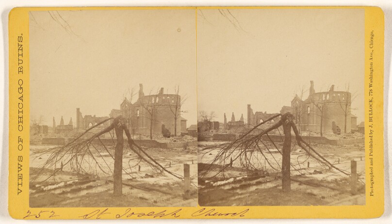 [St. Joseph Church, Ruins of the Chicago Fire, 1871]