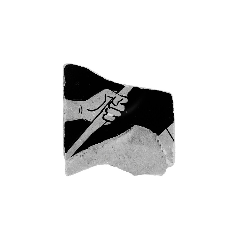 Red-Figure Skyphos Fragment (part of 93.AE.54)