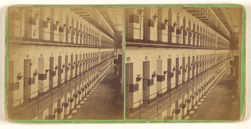 Galleries of South Wing. [New York State Prison]