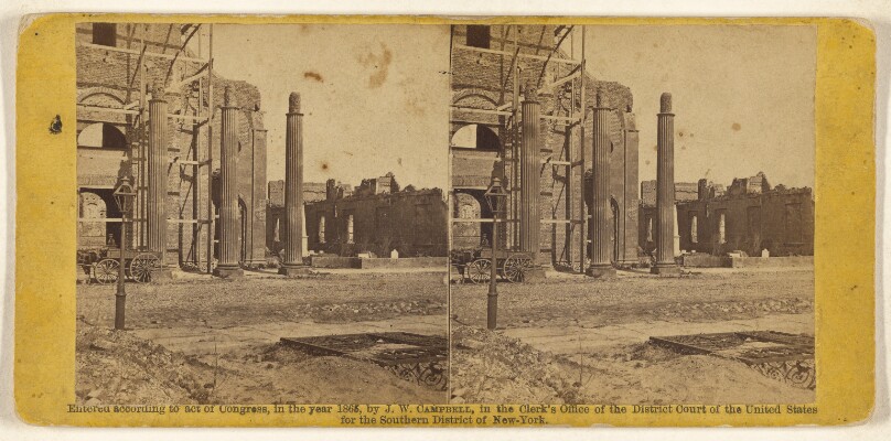Ruins of Circular Church and Secession Hall, Charleston [South Carolina]