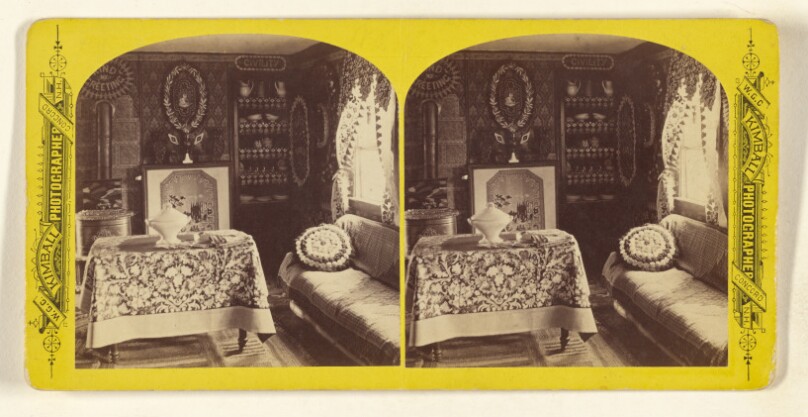 Dining Room (once Dr. Harper's Office). ["Rest Valley," Canterbury, New Hampshire. The Old Homestead of Hon. J.M. Harper]