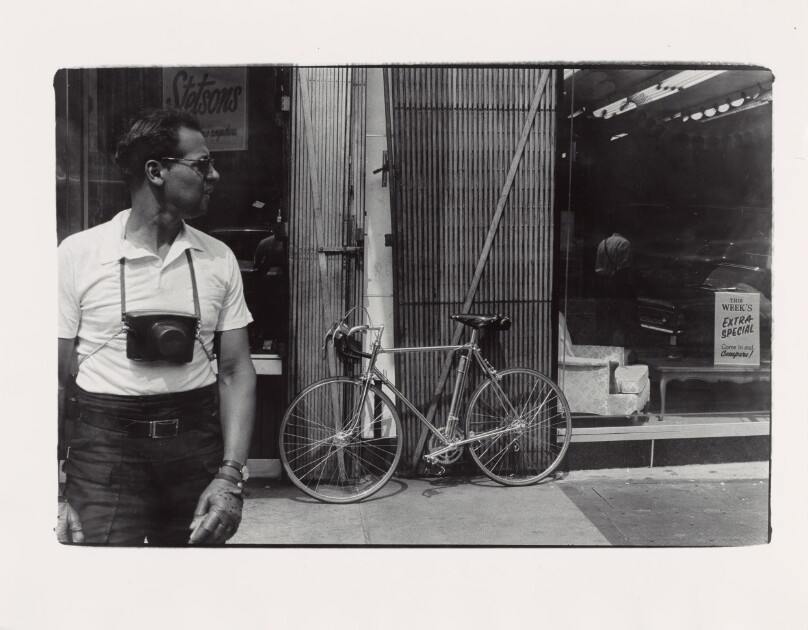 Roy DeCarava in Harlem on 125th