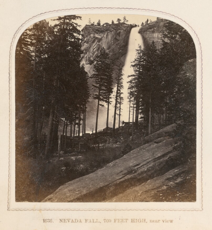 Nevada Fall, 700 Feet High, near view