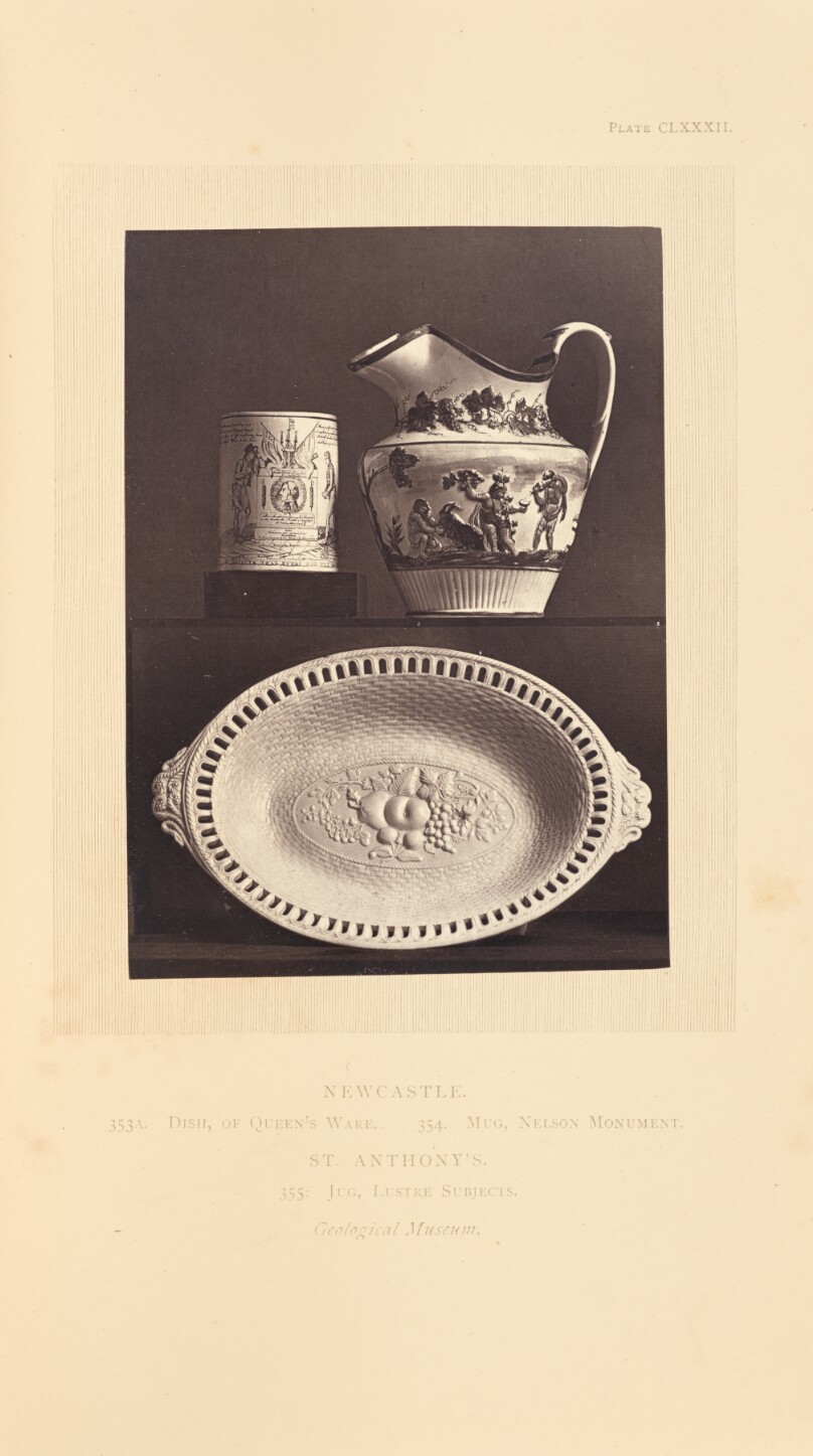 [Cup, pitcher, and plate]