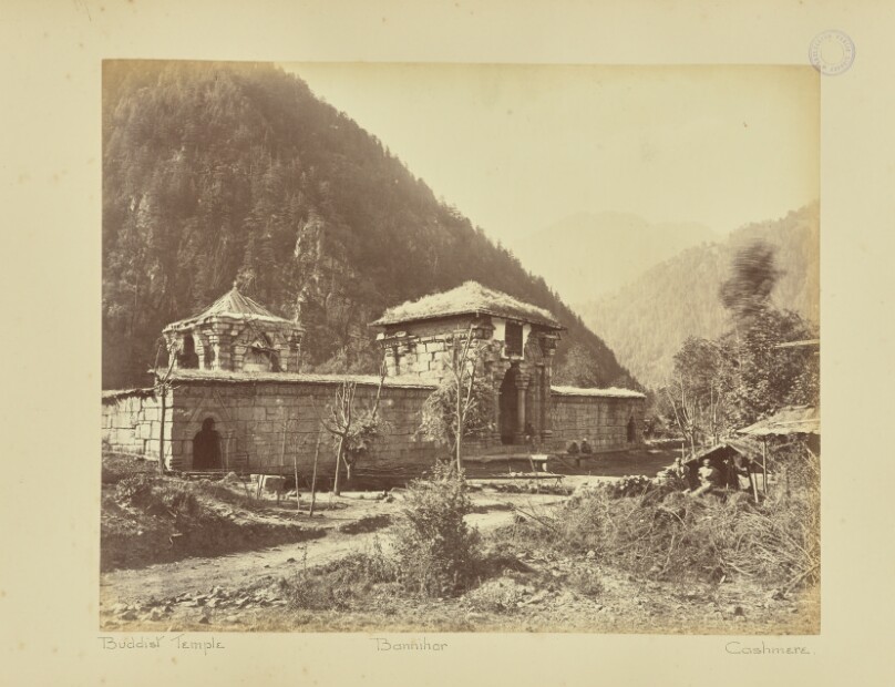 Buddist [sic] Temple. Bannihar. Cashmere