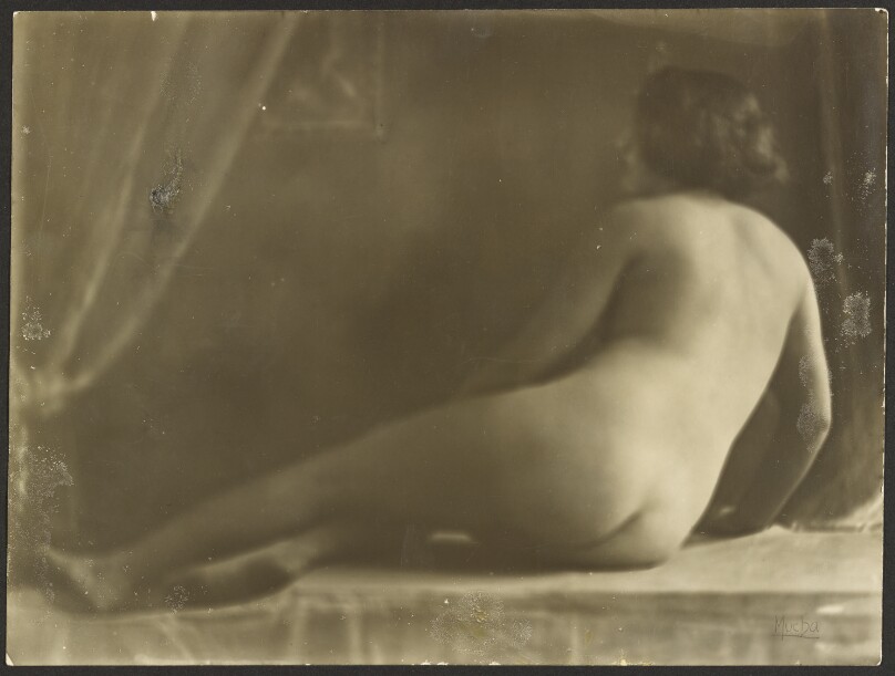[Reclining female nude]