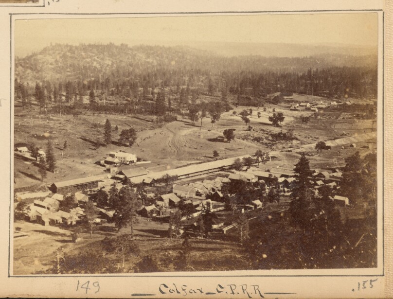 Colfax, Looking West. Illinoistown in Distance