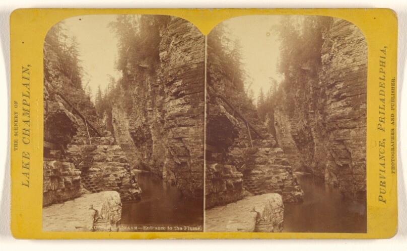 Au Sable Chasm - Entrance to the Flume.