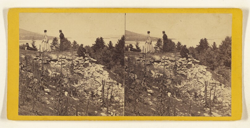 View from Parapet of Old Fort George. [Lake George, N.Y.]