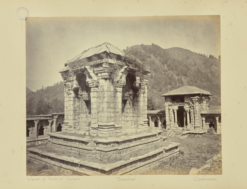 Interior of Buddist [sic] Temple. Bannihar. Cashmere