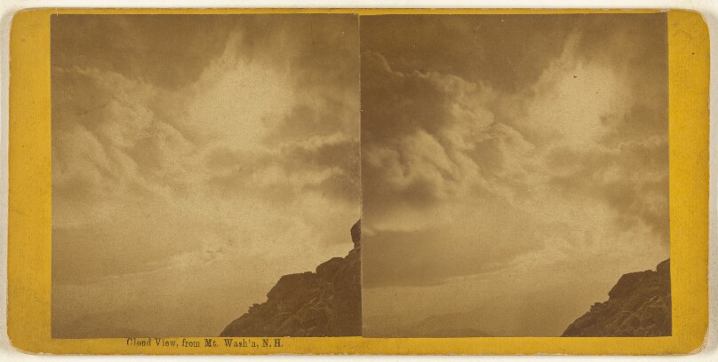 Cloud View, from Mt. Wash'n, N.H.