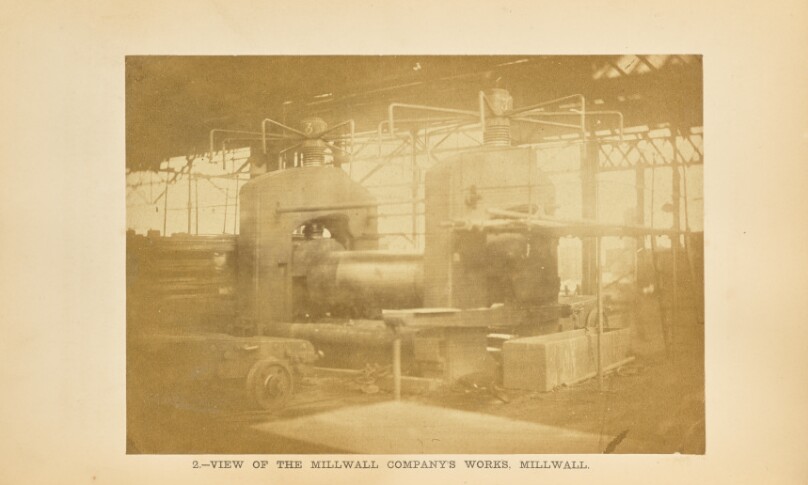 Millwall Company's Works, Millwall: Armour-plate Mill.