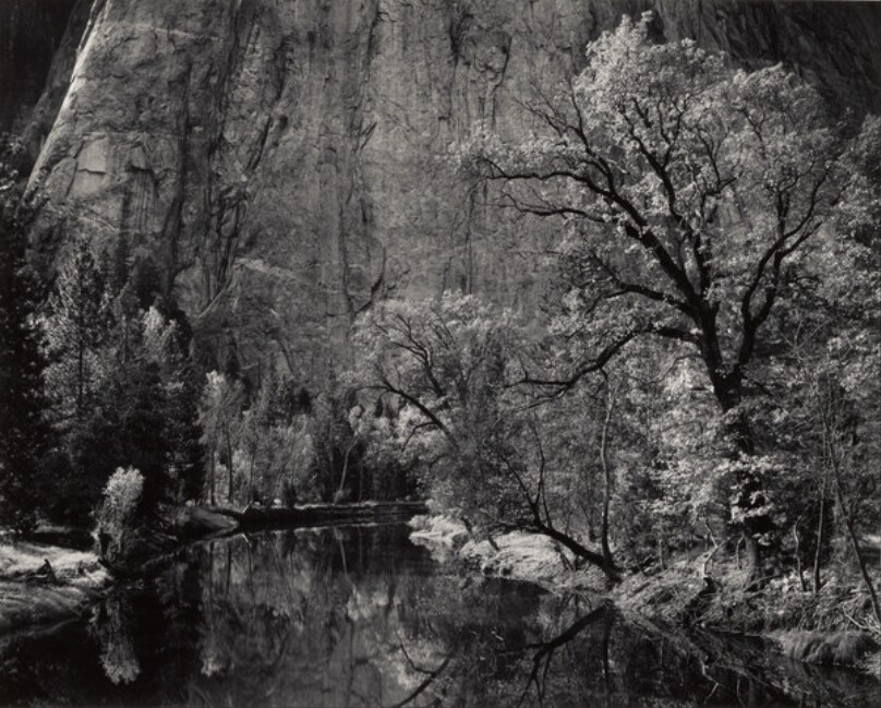 Merced River, Cliffs, Autumn, Yosemite Valley, California