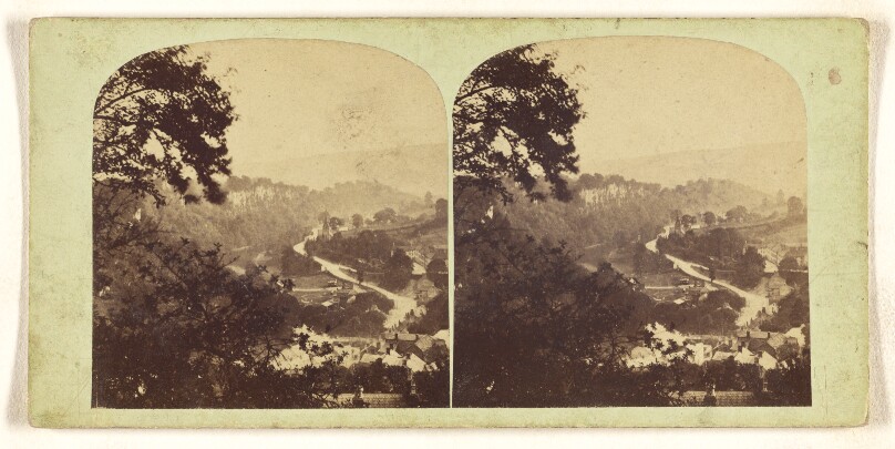Matlock Bath, from the Heights of Abraham.