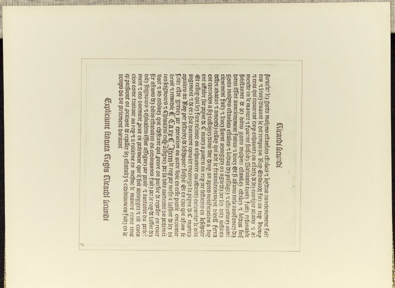 Fac-simile of an Old Printed Page