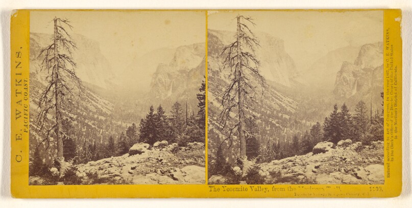 The Yosemite Valley, from the Mariposa Trail, Yosemite Valley, Mariposa County, Cal.
