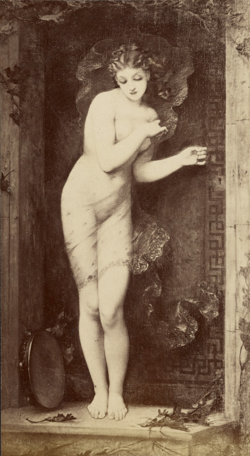 [Painting of a female nude by Voillemot]