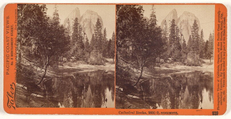 Cathedral Rocks, 2600 ft. Yosemite.