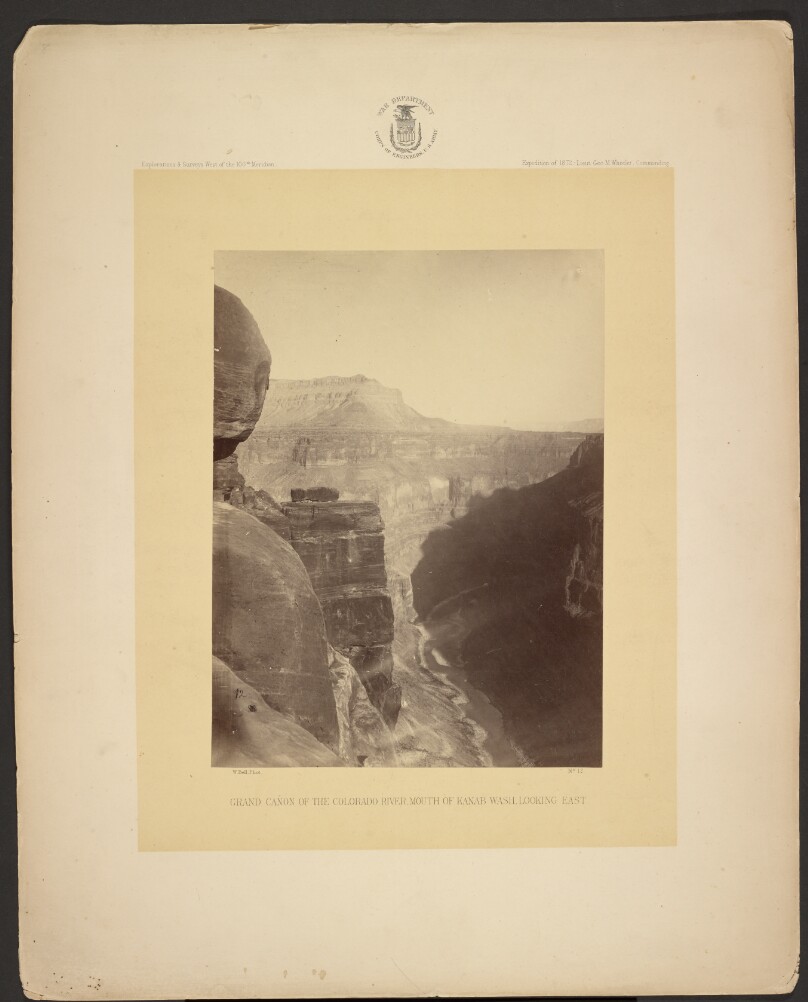 Grand Cañon of the Colorado River, Mouth of Kanab Wash, Looking East