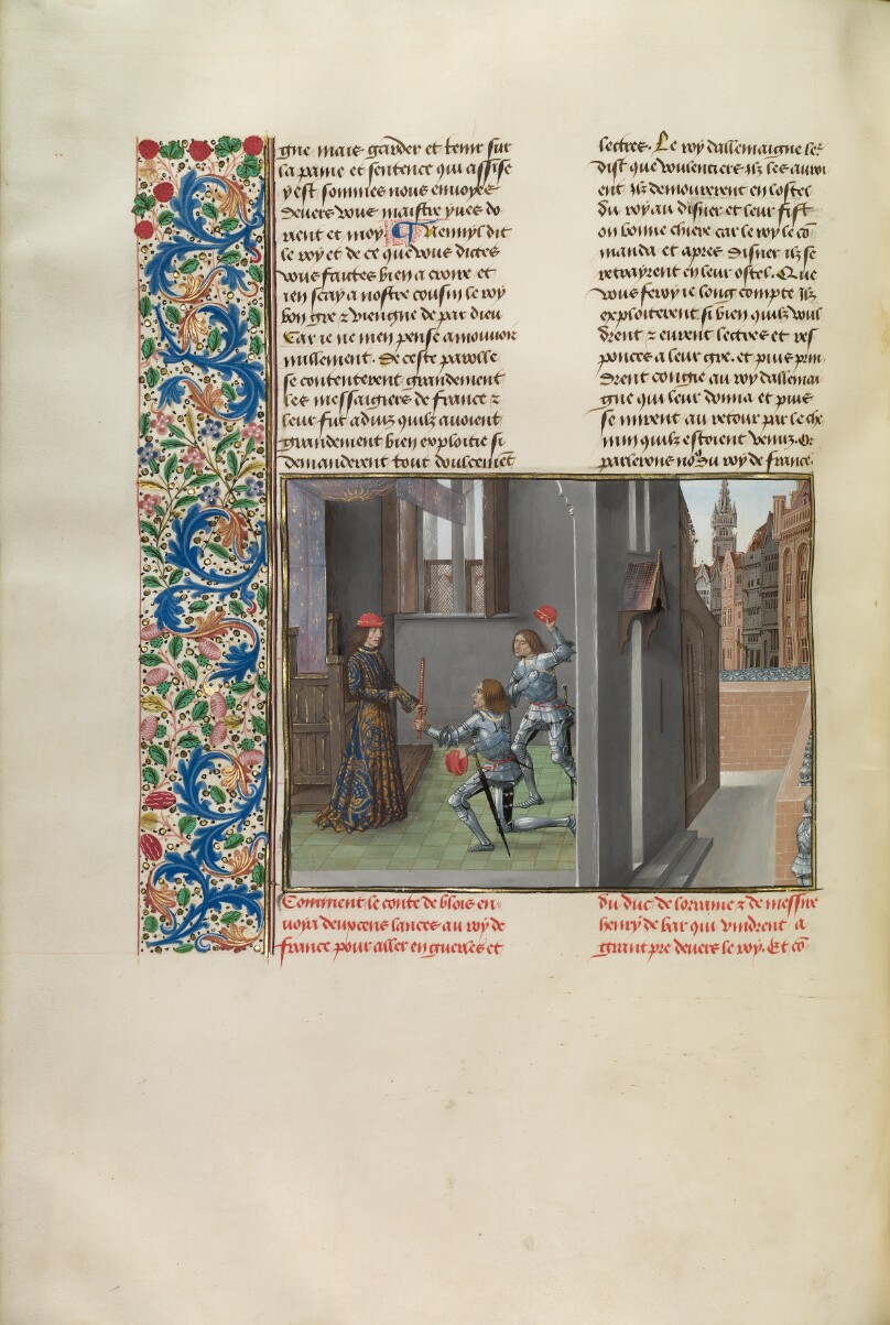 The Count de Blois Sending an Army to Support the King of France