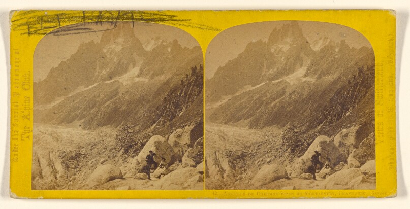 Aiguille de Charmox prise du Montanvert, Chamounix. Savoie.