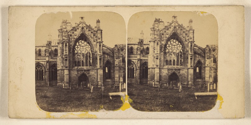 Melrose Abbey, from South.