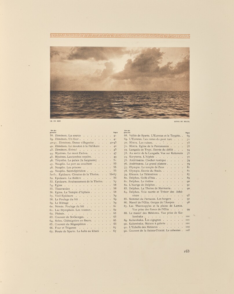 En mer. Lever de soleil