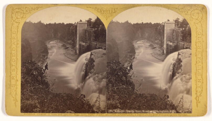 Ausable Chasm, from Head of Birmingham Falls.