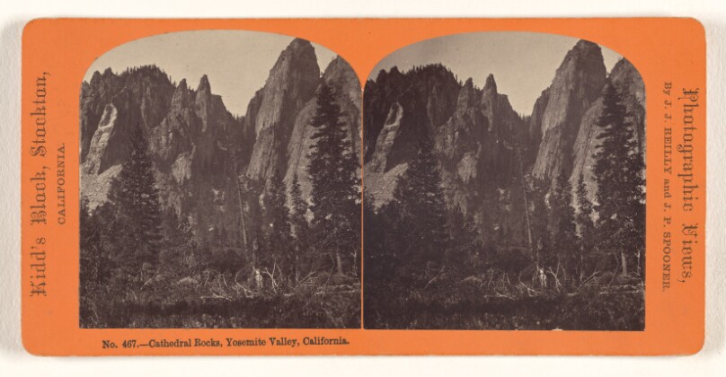 Cathedral Rocks, Yosemite Valley, California.